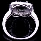 Серебряное кольцо  (фианиты, синтетическая шпинель) к020 от ювелирного магазина Оникс - 1