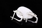 Срібні сережки (фіаніти) 121260 от ювелирного магазина Оникс - 2