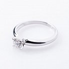 Золотое помолвочное кольцо с бриллиантом р0561б от ювелирного магазина Оникс - 2