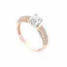 Помолвочное кольцо (фианиты) к02763 от ювелирного магазина Оникс