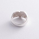 Серебряная печатка "Сердечко" (возможна гравировка) 112695 от ювелирного магазина Оникс - 9