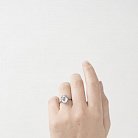 Золотое кольцо (кварц, бриллиант) LDR0518-p от ювелирного магазина Оникс - 4