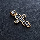 Православний хрест "Розп'яття Христове" 132897 от ювелирного магазина Оникс