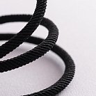 Шелковый шнурок "Спаси и сохрани" с серебряной застежкой (4мм) 18420 от ювелирного магазина Оникс - 1