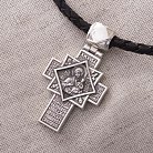 Серебряный православный крест с чернением 132488 от ювелирного магазина Оникс - 8