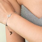 Серебряный браслет с бабочками 141237 от ювелирного магазина Оникс - 5