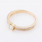 Золотое кольцо с бриллиантами р0956ж от ювелирного магазина Оникс - 1