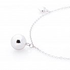 Серебряный браслет "Сердечки" 141263 от ювелирного магазина Оникс - 1