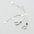Срібні сережки з кружечками 122297 от ювелирного магазина Оникс - 3
