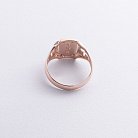 Золотое кольцо с распятием к08113 от ювелирного магазина Оникс - 1