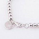 Срібний браслет "Серце" з фіанітами 141176 от ювелирного магазина Оникс - 5