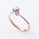 Золотое помолвочное кольцо с бриллиантом р0462к от ювелирного магазина Оникс - 2