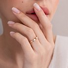 Помолвочное золотое кольцо с бриллиантом 219712421 от ювелирного магазина Оникс - 6