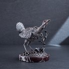 Серебряная шкатулка ручной работы "Дрофа" сер00033д от ювелирного магазина Оникс - 1