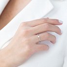 Золотое помолвочное кольцо (бриллианты) кб03039б от ювелирного магазина Оникс - 1