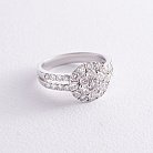 Кольцо в белом золоте с бриллиантами ккит513 от ювелирного магазина Оникс - 4