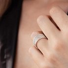 Серебряное кольцо "Рейчел" с шариками 112661 от ювелирного магазина Оникс - 20