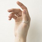 Срібний перстень ручної роботи "Найкращі роки" з сапфіром bestyears от ювелирного магазина Оникс - 2