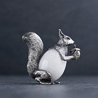 Срібна фігура ручної роботи "Білка з горішком" 23179ф от ювелирного магазина Оникс - 2