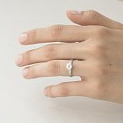 Помолвочное кольцо (фианиты) к03010 от ювелирного магазина Оникс - 3