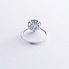 Кольцо с сапфирами и бриллиантами "Цветок" кб0090gm от ювелирного магазина Оникс - 2
