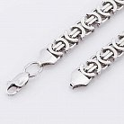 Серебряная родированная цепочка плетение Евро Р011692 от ювелирного магазина Оникс - 1