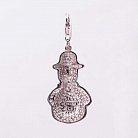 Серебряная подвеска "Снеговик" 131012sneg от ювелирного магазина Оникс - 2
