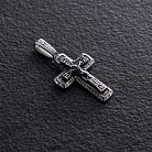 Серебряный православный крест "Распятие. Спаси и сохрани" 133079 от ювелирного магазина Оникс - 3