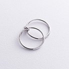 Серебряное двойное кольцо 1111 от ювелирного магазина Оникс - 2
