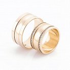 Золотое обручальное кольцо обр00149 от ювелирного магазина Оникс - 2
