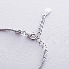 Серебряный браслет с сердечком (эмаль) 141247 от ювелирного магазина Оникс - 2