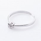 Золотое помолвочное кольцо с бриллиантом р0284б от ювелирного магазина Оникс - 2