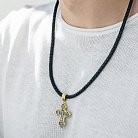 Срібний хрест "Розп'яття Христове. Архангел Михаїл" 132227 от ювелирного магазина Оникс - 1