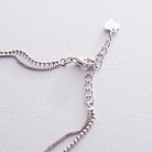 Серебряный браслет с сердечками 141278 от ювелирного магазина Оникс - 1