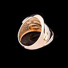 Золотое кольцо с фианитами к04316 от ювелирного магазина Оникс - 1