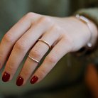 Серебряное кольцо "Минимализм" 112243 от ювелирного магазина Оникс