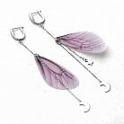 Срібні сережки "Крила метелика" і підвіски 122137 от ювелирного магазина Оникс - 2