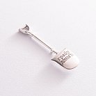 Серебряный сувенир "Лопата-загребушка" 23484 от ювелирного магазина Оникс - 5