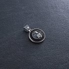 Срібний кулон "Знак зодіаку Діва" з ебеном 1041діва от ювелирного магазина Оникс - 4