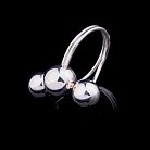 Срібний перстень "Кульки" 11689 от ювелирного магазина Оникс - 2
