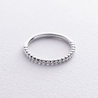 Шариковое кольцо "Одри" в белом золоте к07576 от ювелирного магазина Оникс - 14