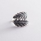 Серебряное кольцо "Листья" c чернением 111710 от ювелирного магазина Оникс