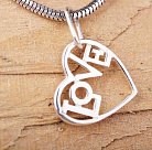 Підвіска для закоханих "Love" 13973 от ювелирного магазина Оникс - 3