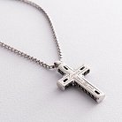 Мужское серебряное колье "Крест" ZANCAN EXC479 от ювелирного магазина Оникс - 2