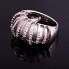 Срібний перстень з камінням 11767 от ювелирного магазина Оникс - 7