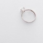 Помолвочное кольцо (фианиты) к03010 от ювелирного магазина Оникс - 2