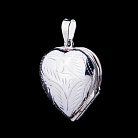 Кулон для фотографии в форме сердца 132026 от ювелирного магазина Оникс