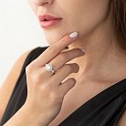 Золотое кольцо с бриллиантами к543 от ювелирного магазина Оникс - 1