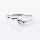 Золотое помолвочное кольцо с бриллиантом р0594б от ювелирного магазина Оникс