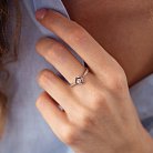 Помолвочное золотое кольцо с бриллиантами к0008sh от ювелирного магазина Оникс - 1